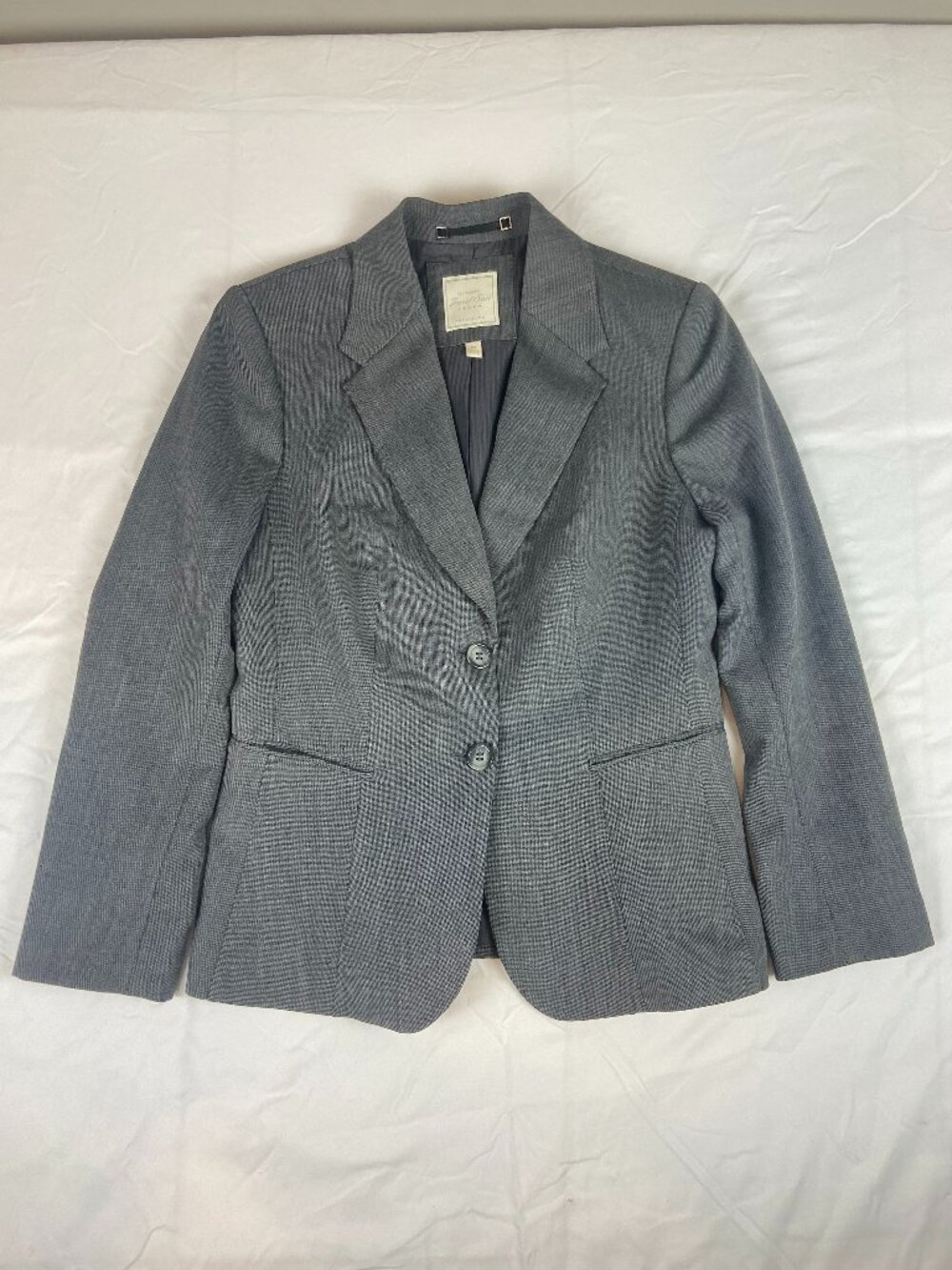 The Limited Perfect Travel Suit Blazer | Size 10 | Gray | Wool Blend | EUC